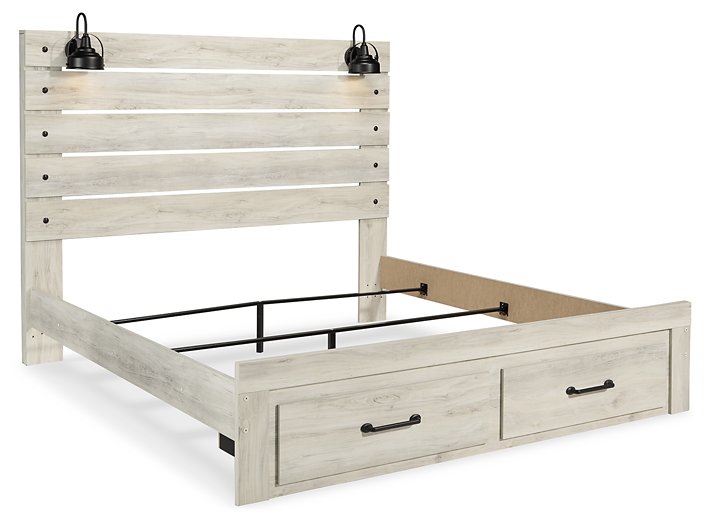 Cambeck Bed with 2 Storage Drawers - Evans Furniture (CO)