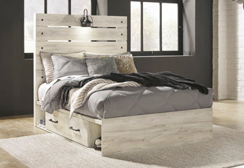 Cambeck Bed with 4 Storage Drawers - Evans Furniture (CO)