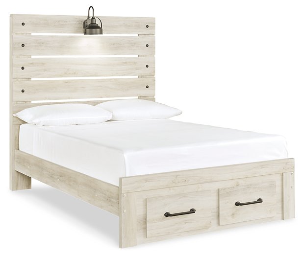 Cambeck Bed with 2 Storage Drawers - Evans Furniture (CO)