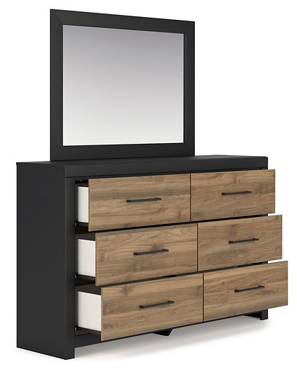 Vertani Dresser and Mirror - Evans Furniture (CO)