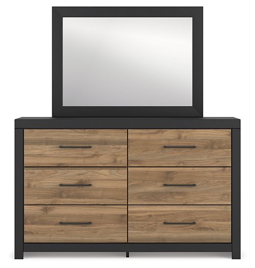 Vertani Dresser and Mirror - Evans Furniture (CO)