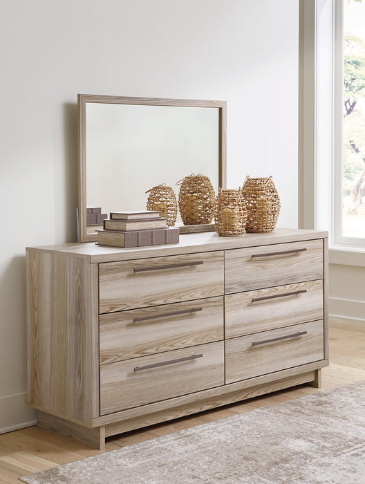 Hasbrick Dresser and Mirror - Evans Furniture (CO)