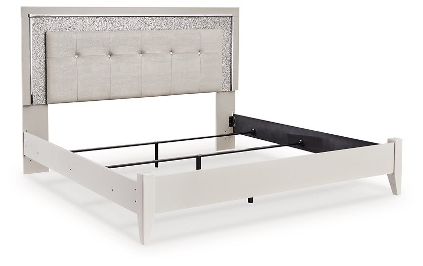 Zyniden Upholstered Bed - Evans Furniture (CO)