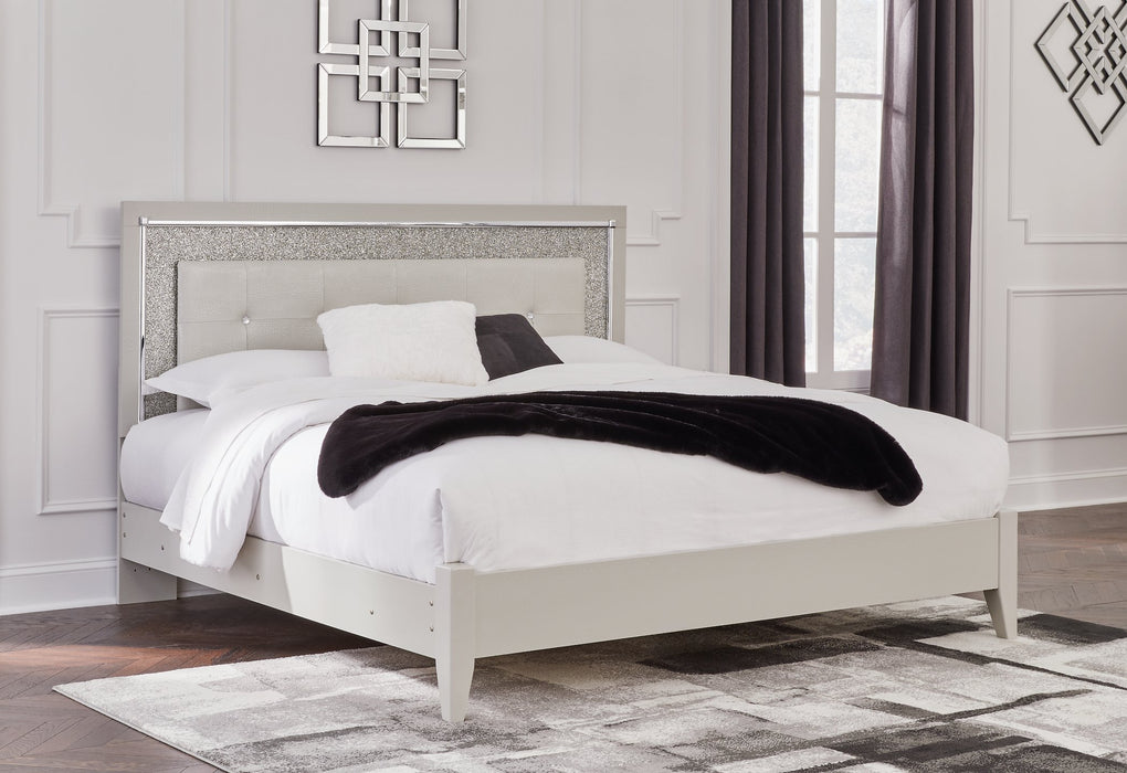 Zyniden Upholstered Bed - Evans Furniture (CO)