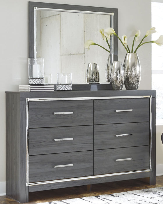 Lodanna Dresser and Mirror - Evans Furniture (CO)