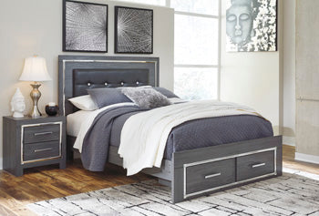 Lodanna Bed with 2 Storage Drawers - Evans Furniture (CO)