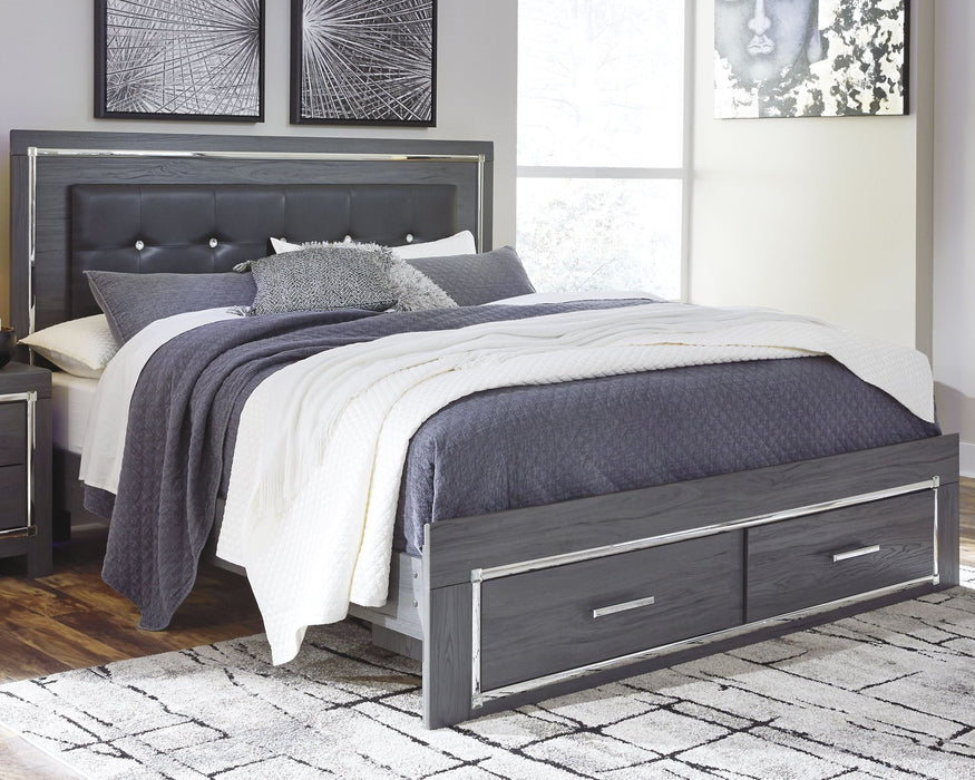 Lodanna Bed with 2 Storage Drawers - Evans Furniture (CO)