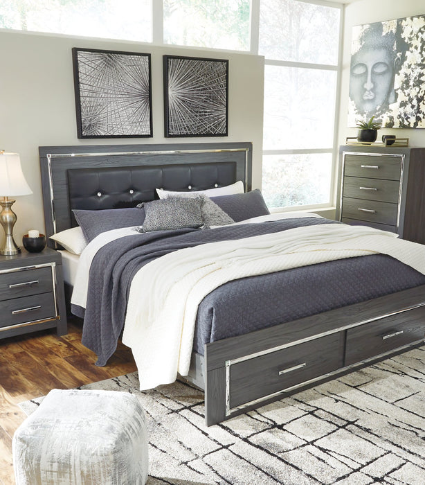 Lodanna Bed with 2 Storage Drawers - Evans Furniture (CO)