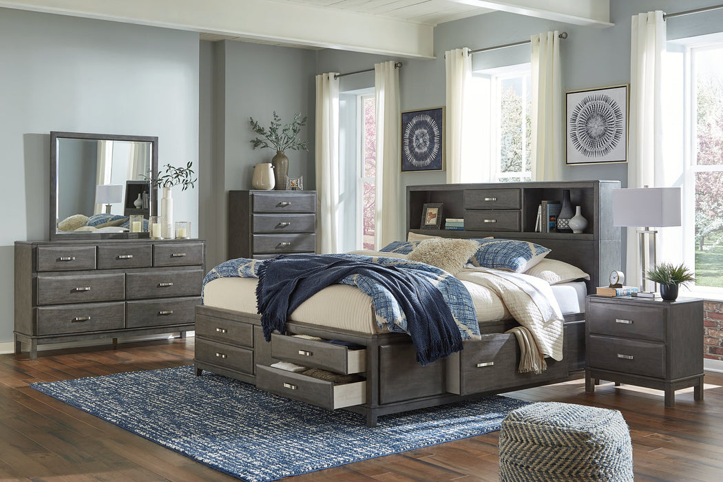 Caitbrook Storage Bed with 8 Drawers - Evans Furniture (CO)