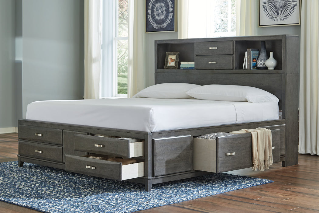 Caitbrook Storage Bed with 8 Drawers - Evans Furniture (CO)