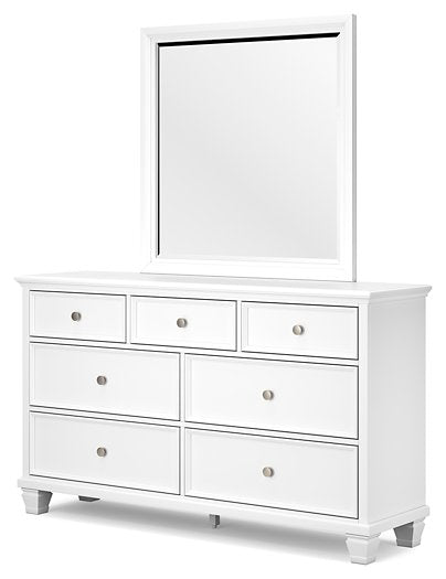 Fortman Dresser and Mirror - Evans Furniture (CO)