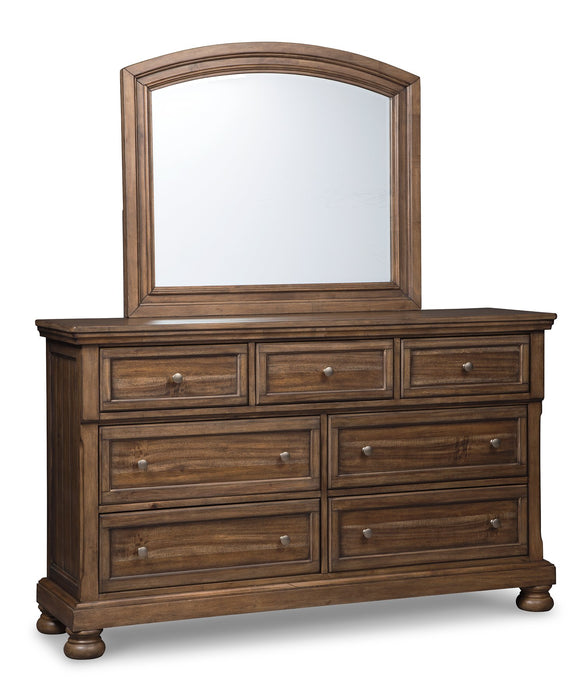 Flynnter Dresser and Mirror - Evans Furniture (CO)