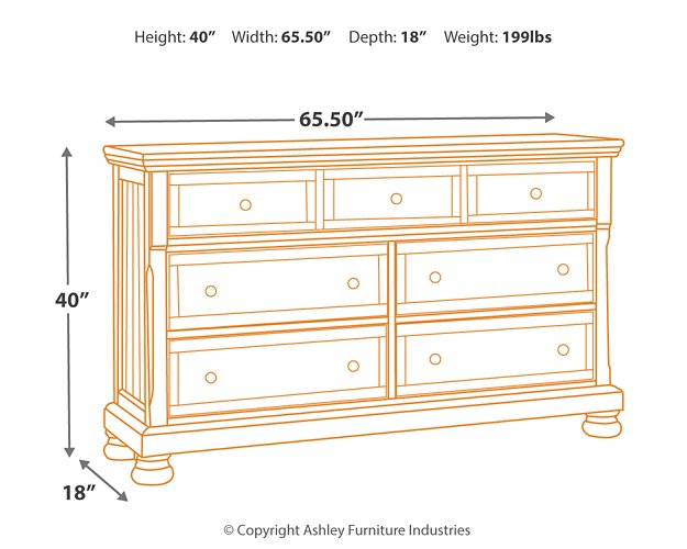 Flynnter Dresser - Evans Furniture (CO)