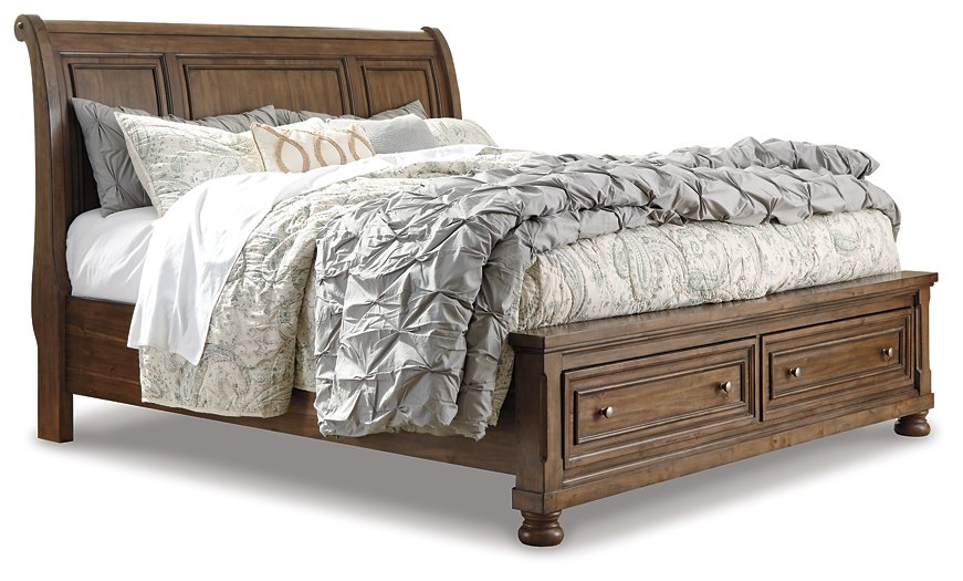 Flynnter Bed with 2 Storage Drawers - Evans Furniture (CO)