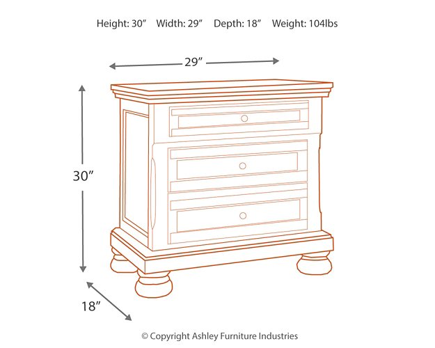 Flynnter Nightstand - Evans Furniture (CO)