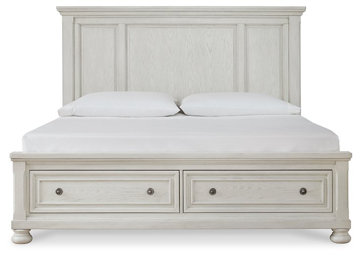 Robbinsdale Panel Storage Bed - Evans Furniture (CO)
