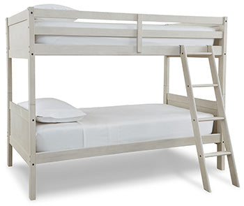 Robbinsdale / Bunk Bed with Ladder - Evans Furniture (CO)