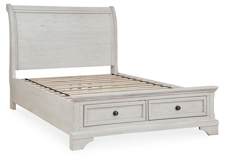 Robbinsdale Sleigh Storage Bed - Evans Furniture (CO)