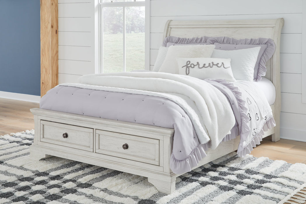 Robbinsdale Sleigh Storage Bed - Evans Furniture (CO)