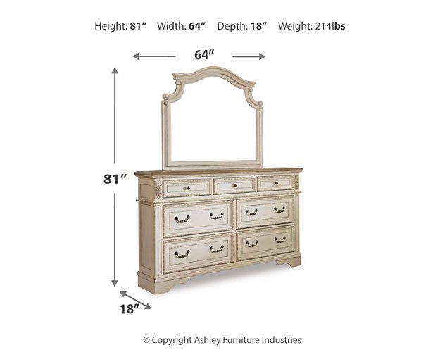 Realyn Dresser and Mirror - Evans Furniture (CO)