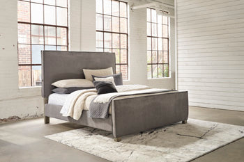 Krystanza Upholstered Bed - Evans Furniture (CO)