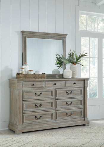 Moreshire Dresser and Mirror - Evans Furniture (CO)