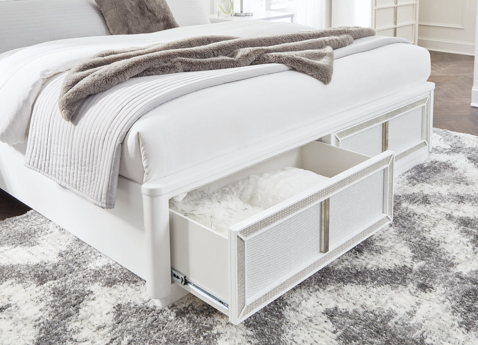 Chalanna Upholstered Storage Bed - Evans Furniture (CO)