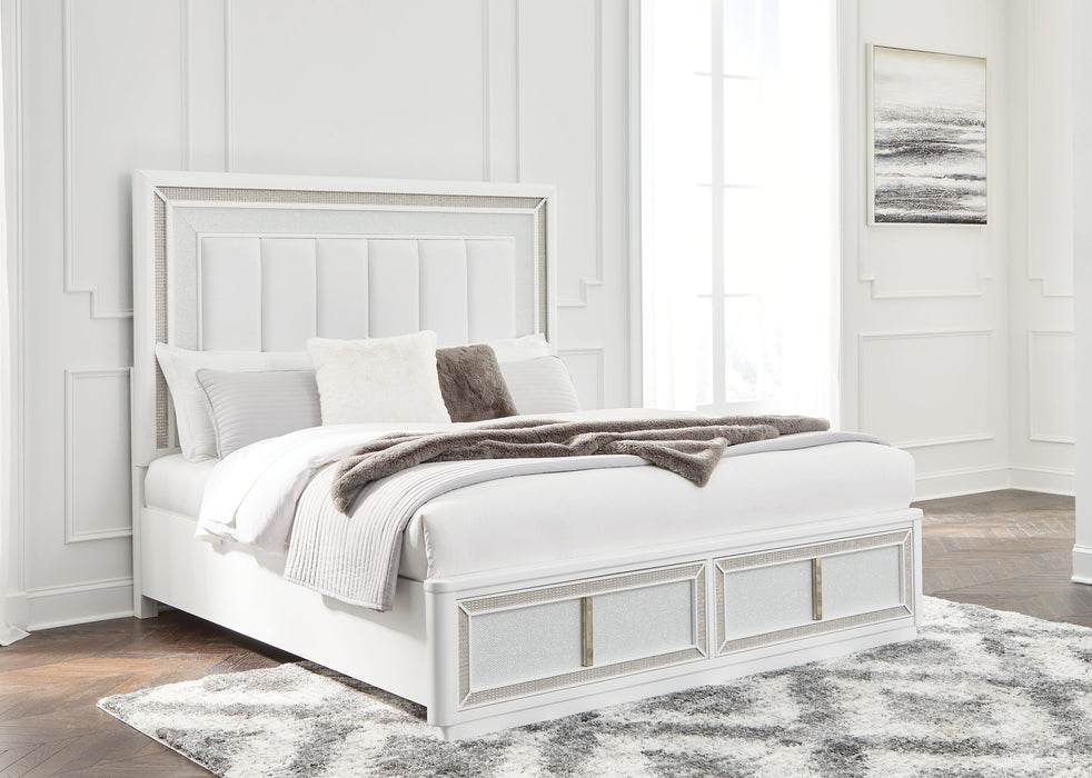 Chalanna Upholstered Storage Bed - Evans Furniture (CO)