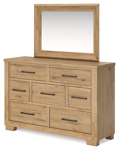 Galliden Dresser and Mirror - Evans Furniture (CO)