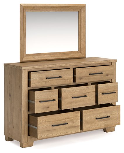 Galliden Dresser and Mirror - Evans Furniture (CO)