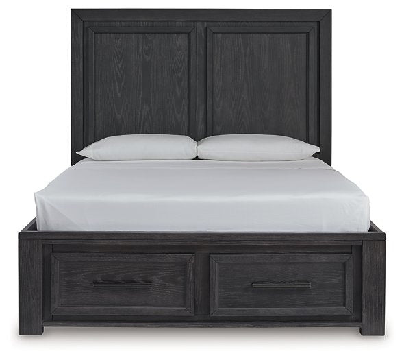 Foyland Panel Storage Bed - Evans Furniture (CO)