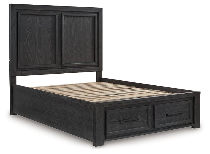 Foyland Panel Storage Bed - Evans Furniture (CO)