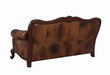 Victoria Rolled Arm Sofa Tri-tone and Brown - Evans Furniture (CO)