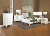 Sandy Beach 5-drawer Rectangular Chest Cream White - Evans Furniture (CO)