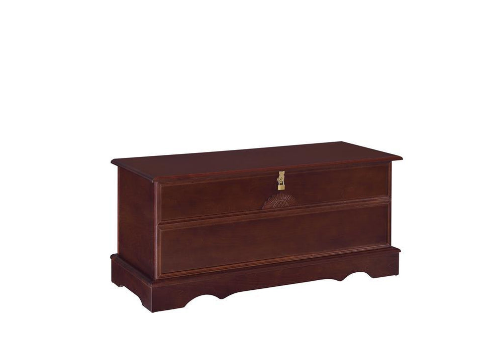 Paula Rectangular Cedar Chest Warm Brown - Evans Furniture (CO)