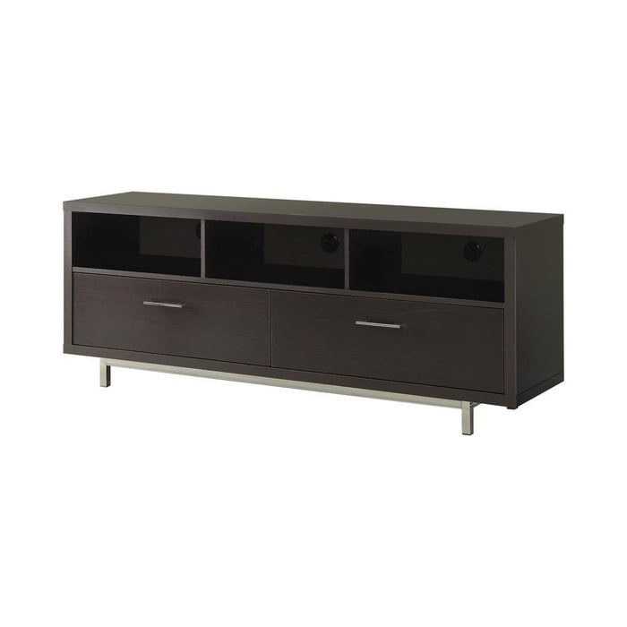Casey 2-drawer Rectangular TV Console Cappuccino - Evans Furniture (CO)