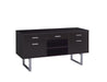 Lawtey 5-drawer Credenza with Adjustable Shelf Cappuccino - Evans Furniture (CO)