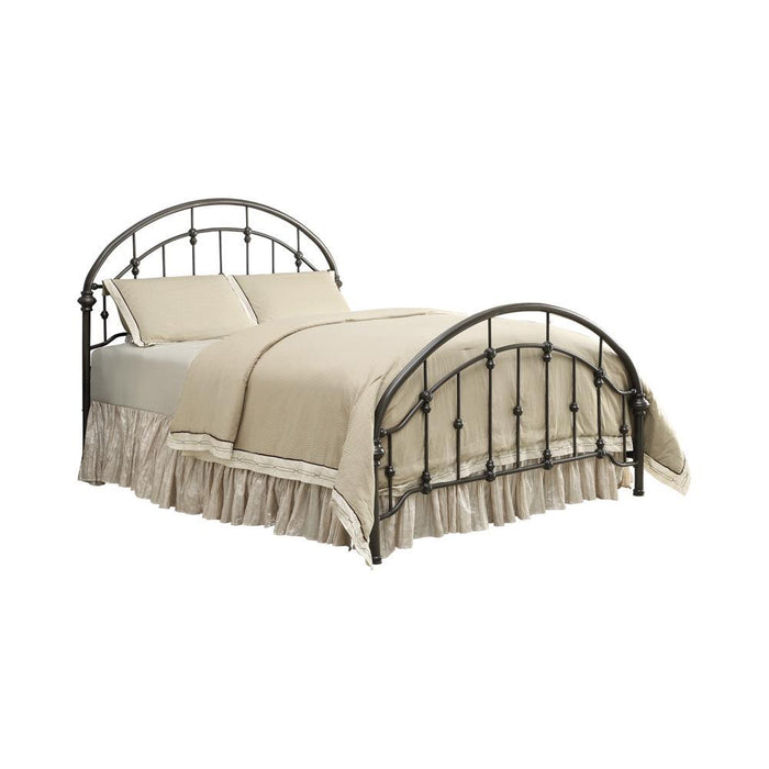 Rowan Queen Bed Dark Bronze - Evans Furniture (CO)