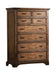 Elk Grove 7-drawer Chest Vintage Bourbon - Evans Furniture (CO)