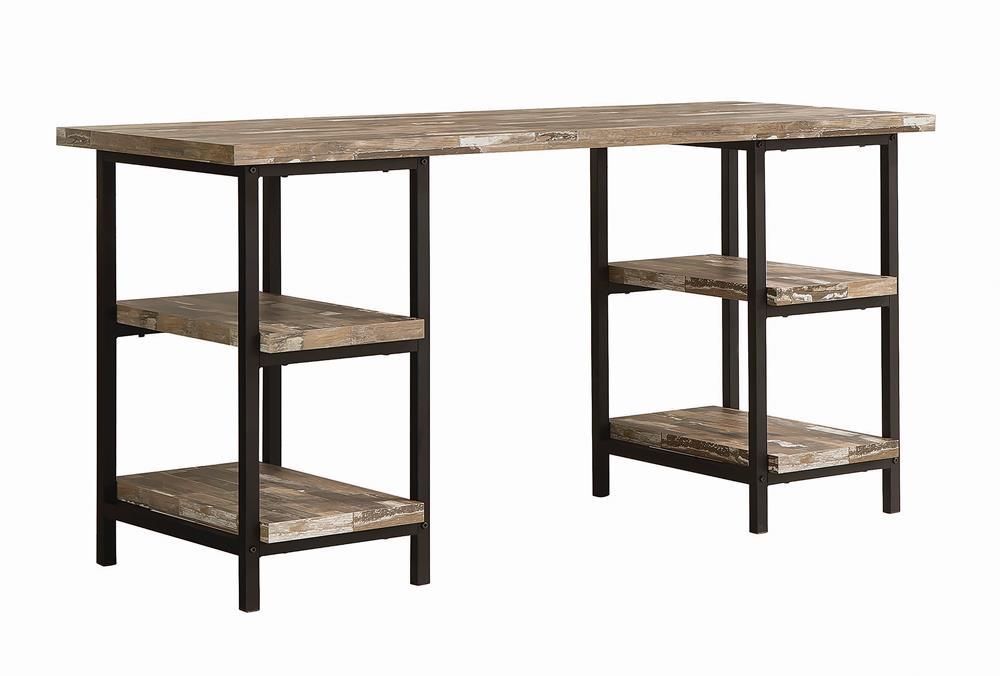 Kemper 4-shelf Writing Desk Salvaged Cabin - Evans Furniture (CO)