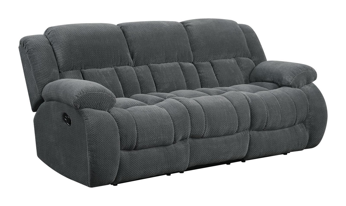 Weissman Pillow Top Arm Motion Sofa Charcoal - Evans Furniture (CO)