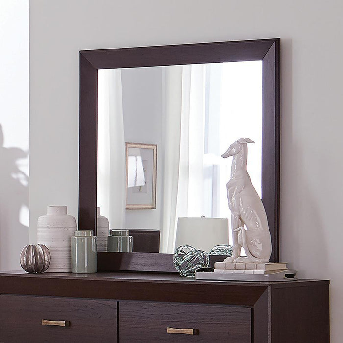 Kauffman Rectangular Dresser Mirror Dark Cocoa