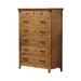 Brenner 7-drawer Chest Rustic Honey - Evans Furniture (CO)