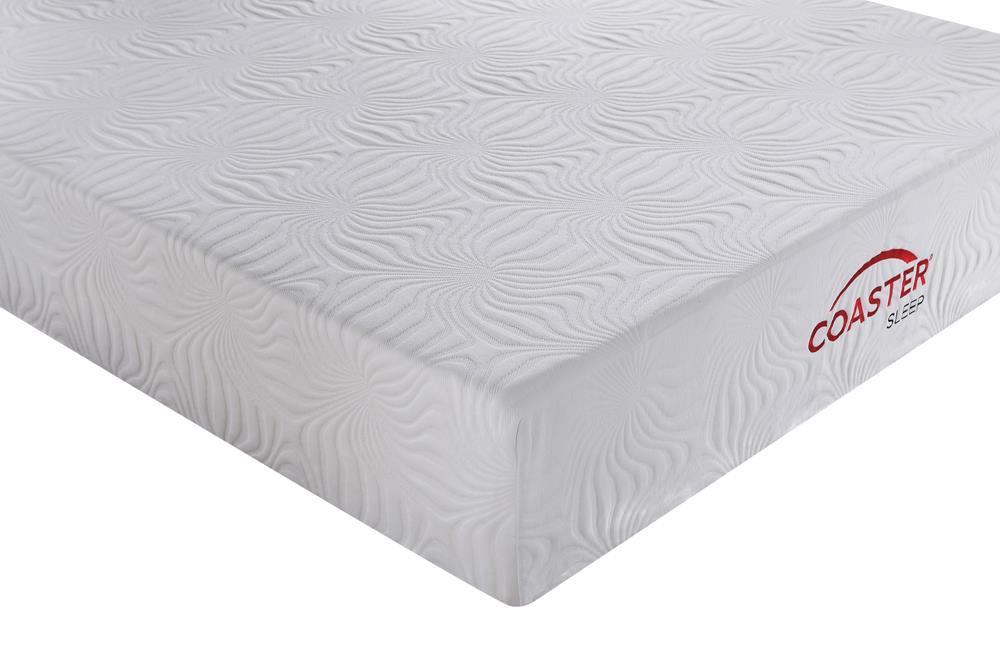 Ian Eastern King Memory Foam Mattress White - Evans Furniture (CO)