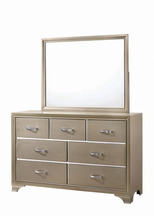 Beaumont 7-drawer Rectangular Dresser Champagne - Evans Furniture (CO)