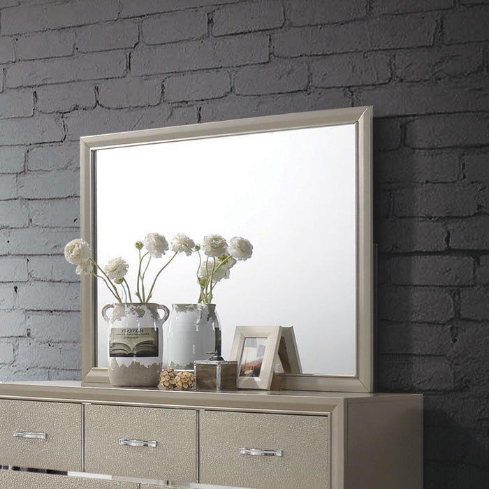 Beaumont Rectangular Dresser Mirror Champagne - Evans Furniture (CO)