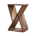 Lily Geometric Accent Table Natural - Evans Furniture (CO)