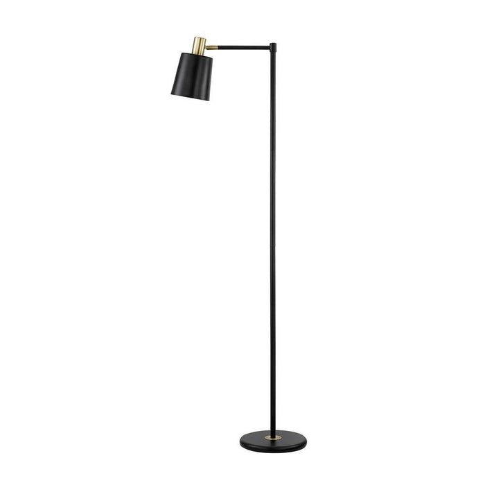 Rhapsody 1-light Floor Lamp with Horn Shade Black - Evans Furniture (CO)