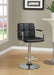Palomar Adjustable Height Bar Stool Black and Chrome - Evans Furniture (CO)