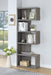 Joey 5-tier Bookcase Weathered Grey - Evans Furniture (CO)